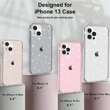 Load image into Gallery viewer, Transparent Glitter Anti-Fall Phone Case for iPhone 13 Mini/Pro
