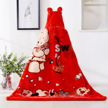 Lade das Bild in den Galerie-Viewer, Baby Blanket Cartoon Hug Blanket Double Layer Raschel Embossed Cloud Blanket Thickened Cloak
