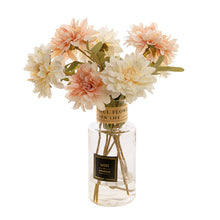 Load image into Gallery viewer, 3PCs Leaf Moon Dahlia Artificial Fake Flower Plants Home Decoration Wedding Bouquet
