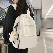Load image into Gallery viewer, Backpack Schoolbag Women's Korean-Style Harajuku Simple All-Match High School Student Junior High School Student Large Capacity
