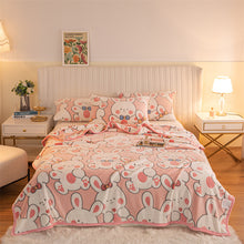 Load image into Gallery viewer, Fleece Blanket Student Nap Air Conditioning Blanket Thick Coral Fleece Bed Sheet Cover Blanket
