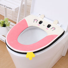 Load image into Gallery viewer, 3pcs Toilet Mat Household Four Seasons Cushion Zipper Toilet Cushion Toilet Seat Cover
