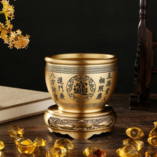 Load image into Gallery viewer, Ashtray Couplet Pot Bottom Golden Toad Shop Counter Decoration Back Pattern Landscape Ashtray
