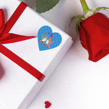 Load image into Gallery viewer, 2x500pcs Christmas Xmas Love Cartoon Valentine&#39;s Day Valentine&#39;s Day Stickers tape
