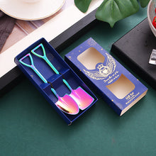 Lade das Bild in den Galerie-Viewer, 304 Stainless Steel Flatware Sets 2PCs Watermelon Spoon Shovel Spoon Ice Cream Dessert Spoon
