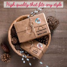 Lade das Bild in den Galerie-Viewer, 2x500pcs Christmas Xmas 8 Pattern Thank You Stickers Gift Envelope Sealing Self-Adhesive Labels tape
