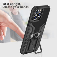 Load image into Gallery viewer, Black Red Full-Covered Silicone Phone Case for iPhone 13 mini /Pro
