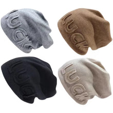 Load image into Gallery viewer, Warm Winter Knit Beanie Hats  Japanese Style Face-Looking Little Girl All-Match Earflaps Unisex
