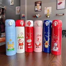 Load image into Gallery viewer, Xmax Christmas Cup Gift Festival Insulation Children Cartoon Stainless Steel Bounce Cute New Year
