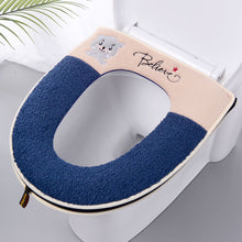 Load image into Gallery viewer, 3pcs Toilet Seat Cushion Household Extra Thick B Hle Plush Four Seasons
