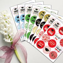Load image into Gallery viewer, 2x500pcs Xmas Christmas  Stickers Roll Label Graduation Season Party Clothes Hat Gift Envelope Decoration
