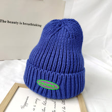 Load image into Gallery viewer, Warm Winter Knit Beanie Hats Korean Wool All-Match Pink Solid Color Unisex

