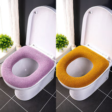 Load image into Gallery viewer, 3pcs Toilet Cushion Type Winter Thickened Toilet Pad Square Household Toilet Cushion
