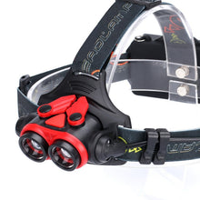 Load image into Gallery viewer, Head lightHead light Usb Charging Outdoor Riding Strong Light Zoom Waterproof

