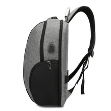 Load image into Gallery viewer, Simple USB Charging Backpack Oxford Cloth Business Printed Logo
