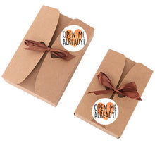 Load image into Gallery viewer, 2x500pcs Xmas Christmas  Stickers Roll Label Open Me Already Gifts Packaging Thanks
