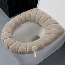 Load image into Gallery viewer, 3pcs Thickened Hle Toilet Mat Toilet Seat Cover Toilet Cushion Home Winter
