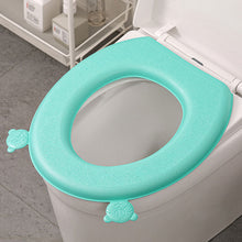 Load image into Gallery viewer, 3pcs Toilet Seat Cover Pads Eva Sticky    Pad O-Type Thicker Waterproof Adhesive Washable
