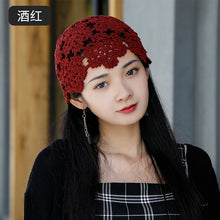 Load image into Gallery viewer, Warm Winter Knit Beanie Hats Thin Hollow Handmade Women for Hat Knitting Woven Summer Toe Cap Unisex
