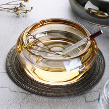 Load image into Gallery viewer, Ashtray Glass  Three Slot  Living Room Decoration  Prevent Fly Ash Ashtray
