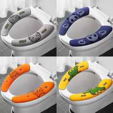 Load image into Gallery viewer, 3pcs Toilet Seat Cover Pads Cute Household Four Seasons    Adhesive Washer Large
