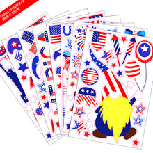 Load image into Gallery viewer, 2x500pcs Xmas Christmas  Stickers Roll Label Independence Day PVC Static Film Glazing Plate Glass Decorative
