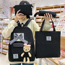 Lade das Bild in den Galerie-Viewer, Backpack Partysu   Korean Style Bunny Doll Primary Secondary School
