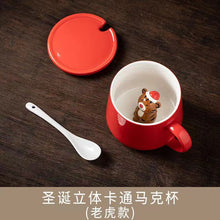 Lade das Bild in den Galerie-Viewer, Xmax Christmas Cup Gift Creative Ceramic Cartoon Mark
