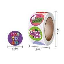 Load image into Gallery viewer, 2x500pcs Christmas Xmas Panda Dog Elephant Monkey Dream Big Children Stationery Toy Schoolbag Stickers tape
