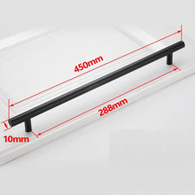 Lade das Bild in den Galerie-Viewer, 2pcs Kitchen Door T Bar Straight Handle Knobs Cabinet Pull Diameter 10mm Stainless Steel Handles
