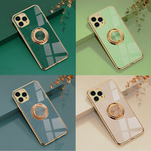 Load image into Gallery viewer, Anti-Knock 6D Stand Cover Ring Case for iPhone13
