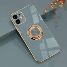Load image into Gallery viewer, Anti-Knock 6D Stand Cover Ring Case for iPhone13
