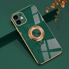 Load image into Gallery viewer, Anti-Knock 6D Stand Cover Ring Case for iPhone13
