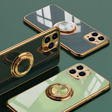 Load image into Gallery viewer, Anti-Knock 6D Stand Cover Ring Case for iPhone13
