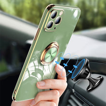 Load image into Gallery viewer, Anti-Knock 6D Stand Cover Ring Case for iPhone13
