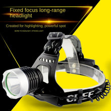 Load image into Gallery viewer, Head Light Strong Light Led Charging White Yellow Light Fixed Focus Long Shot T6 Fishing 10W
