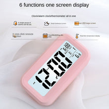 Load image into Gallery viewer, Smart Multi-Function Alarm Clock LED Display Rechargeable/Battery Color Alarm Clock
