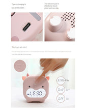 Load image into Gallery viewer, Smart Multi-Function Alarm Clock LED Display Cute Stupid Cow Voice-Controlled Voice-Time Night Light for Children
