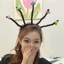 Lade das Bild in den Galerie-Viewer, 2x Halloween Xmas Christmas Gifts Decoration Cute Bow Headband Little Devil Headwear
