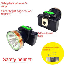 Lade das Bild in den Galerie-Viewer, Head Light Cap Miner's Lamp Helmet Coal Mine Explosion-Proof Miner Strong Charging Bright
