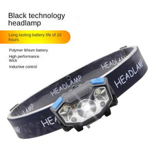 Load image into Gallery viewer, Head Light Rechargeable Induction Strong Light Super Bright Night Fishing Light Waterproof
