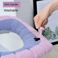 Load image into Gallery viewer, 3pcs Toilet Mat Thickened  Toilet Seat Cover Seats Four Seasons Toilet Cushion
