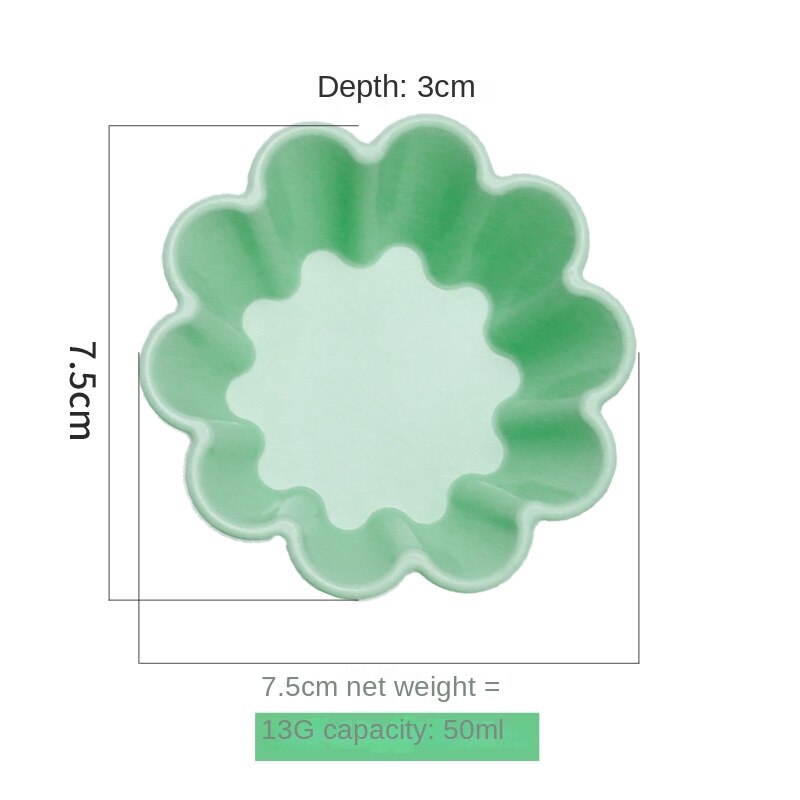 2pcs Creative DIY Macron Candy Color Silicone Cake Cup Household Baking Mold