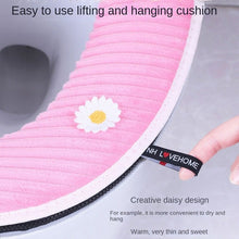 Load image into Gallery viewer, 3pcs Toilet Seat Cover Pads Cushion  Cushion Comfortable Zipper Thickening Closestool Cushion Velcro Fastener

