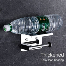 Lade das Bild in den Galerie-Viewer, 304 Stainless Steel Toilet Paper Holder Punch-Free Kitchen and Bathroom  Phone Holder
