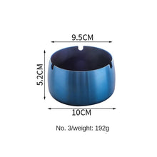 Lade das Bild in den Galerie-Viewer, Ashtray Metal  Thick Windproof Hotel s Stainless Steel Ashtray
