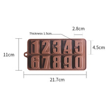 Load image into Gallery viewer, 10pc Silicone Mold Chocolate Mold High Temperature Resistance Edible Silicon
