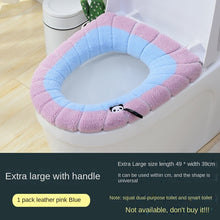 Load image into Gallery viewer, 3pcs Toilet Mat Thickened  Toilet Seat Cover Seats Four Seasons Toilet Cushion
