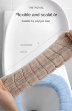 Load image into Gallery viewer, 3pcs Toilet Seat Cover Pads Thicker Fleece    Pad Four Seasons  Washer
