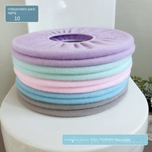 Load image into Gallery viewer, 3pcs Four Seasons Thin O-Type Toilet Seat Cover Disposable Toilet Mat Toilet Seat Simple

